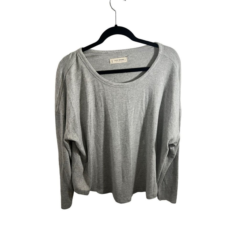 Lucky Brand gray sweater size Large